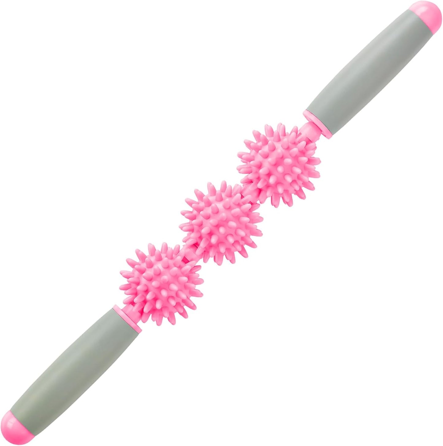 Coolife Fascia Muscle Roller - Cellulite Massager - Fascia Roller for Cellulite and Sore Muscles - Neck, Leg, Back, Body Deep Tissue Massage Stick Tools - 3 Balls Size Version
