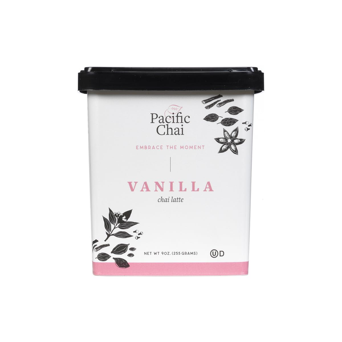 Pacific Chai Matcha Chai Latte Mix, Instant Matcha Tea Latte Drink Mix, Gluten Free, Kosher Certified Powder Beverage, Café Style Latte, 9 Oz (Pack of 1)