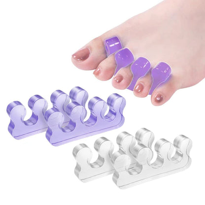 Pedicure Toe Separators for Bunion & Nail Polish Orthopedic Gel Toenail Dividers, Soft Gel Pedicure Kit Suitable for Salon Supplies, Beauty Tools for Toenail Separation