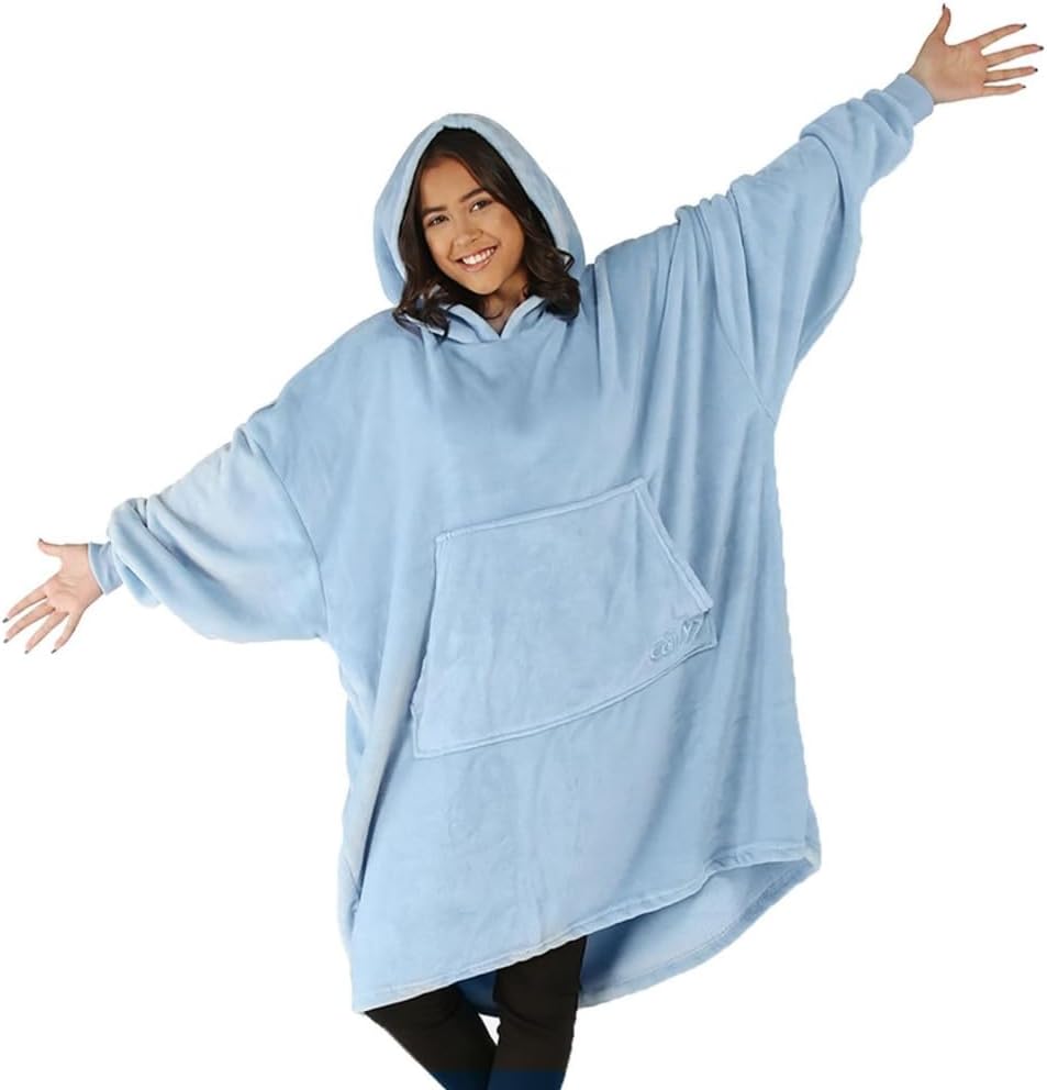 THE COMFY Dream | From Shark Tank | Patented | No Sherpa | Light Wearable Blanket Hoodie | Gift for Women & Men | One Size