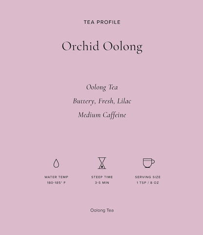 Art of Tea | Orchid Oolong Tea Bags | 50 Pyramid Tea Bag Sachets