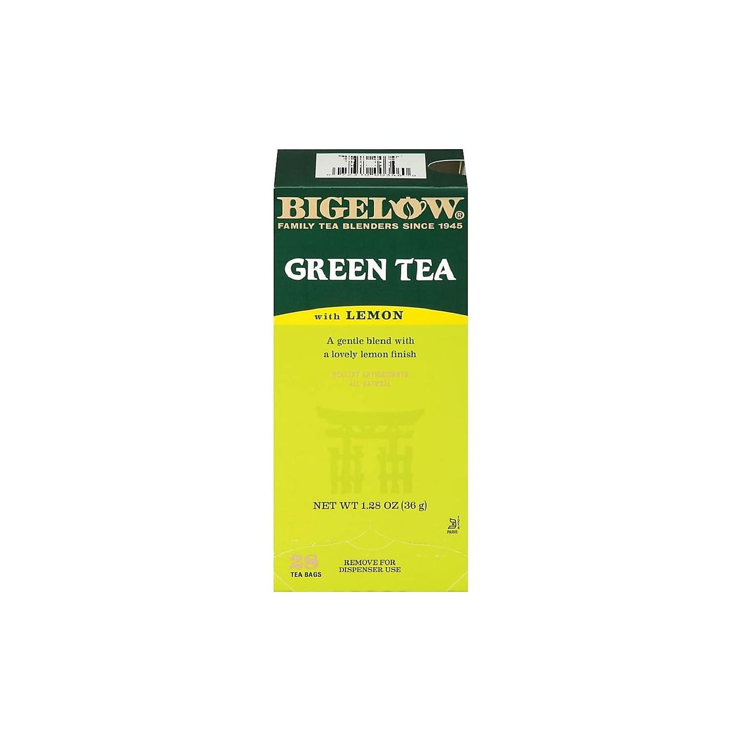 Bigelow Tea Green Tea with Mint, Caffeinated Tea with Green Tea and Peppermint, 20 Count (Pack of 6), 120 Total Tea Bags