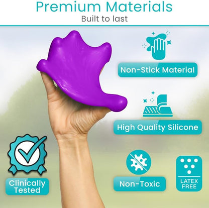 Vive Therapy Putty for Adults, for Hand (2 Pack) - Occupational Sensory Stress Relief Tools - for Physical Exercise, Finger Pain, Grip Strength, Rehab, Arthritis, Forearms, Fidgeting, Motor Skills