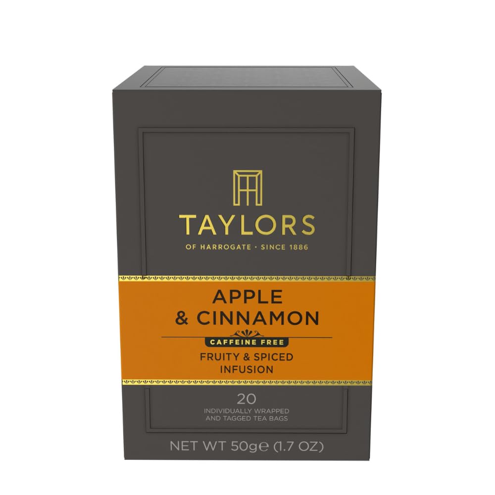 Taylors of Harrogate Apple & Cinnamon Herbal Tea, 20ct (Pack of 1)
