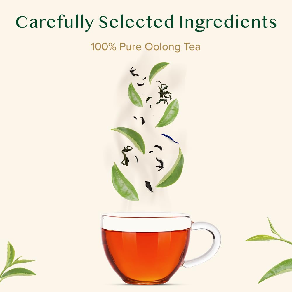 VAHDAM High Mountain Oolong Teabags(100 Count)High Grown, In Pyramid Teabag