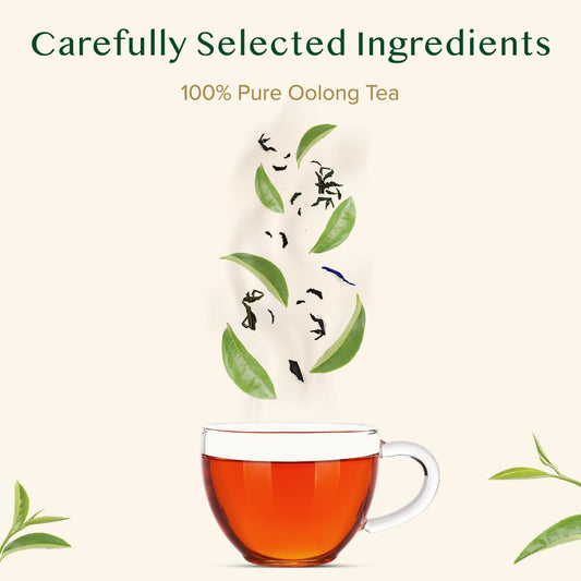 VAHDAM High Mountain Oolong Teabags(100 Count)High Grown, In Pyramid Teabag