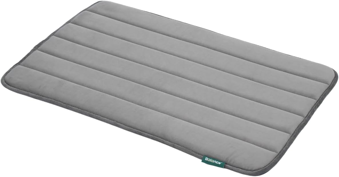 BALANCE Dog Crate Pad, Dog Foam Crate Mat Kennel Pad, Washable Water-Resistant Pet Bed Flat Dogs Cage Mat for Large Dogs