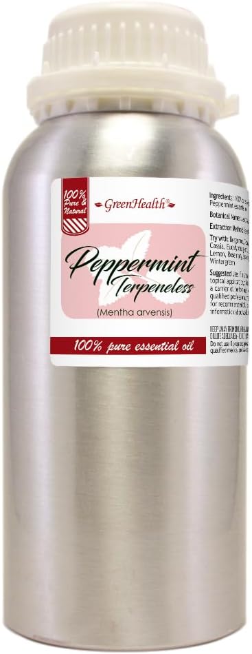 GreenHealth Lavender Essential Oil – 16 fl oz (473 ml) – 100% Pure & Uncut – Aluminum Bottle – Bulk Lavender Oil for Diffuser, Aromatherapy, Candles, Soap & DIY