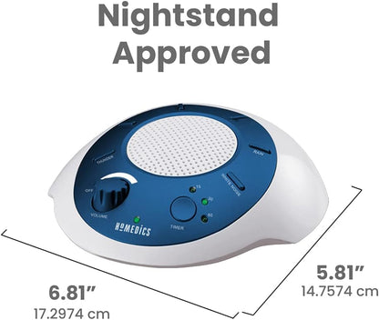 Homedics SoundSleep White Noise Sound Machine, Blue