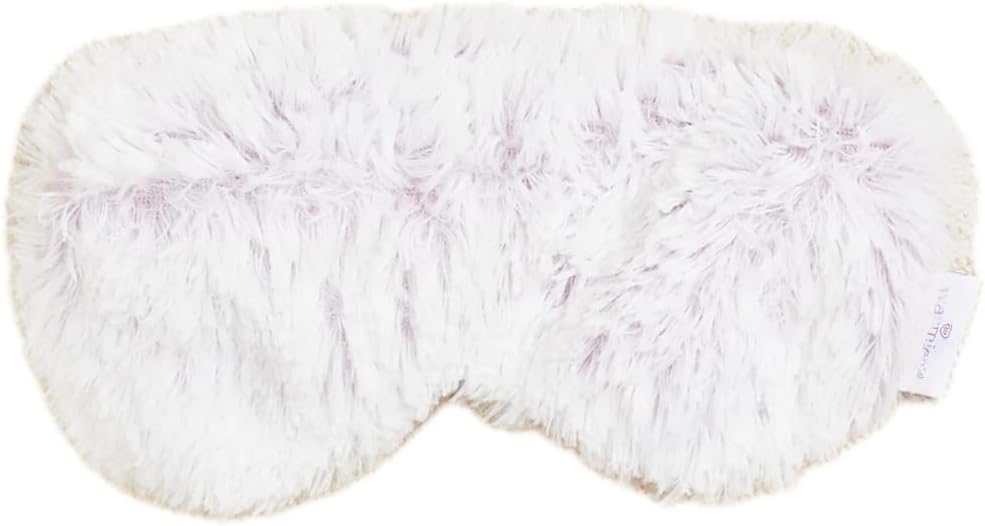 warmies Microwavable Eye Mask for Warmth & Comfort - Heat & Cooling Eye Compress for Dryness Relief - Weighted & Heated Lavender Sleep Mask for Calming Relaxation - Curly Sage