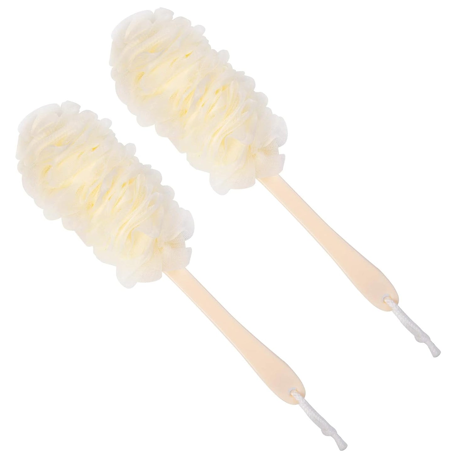 Back Scrubber for Shower, Loofah Long Handle Bath Body Brush, Soft Nylon Mesh Sponge On a Stick for Shower Men Women Kids Elderly, Exfoliating Scrub Cleaning Luffa for All Kinds of Skin(Blue)