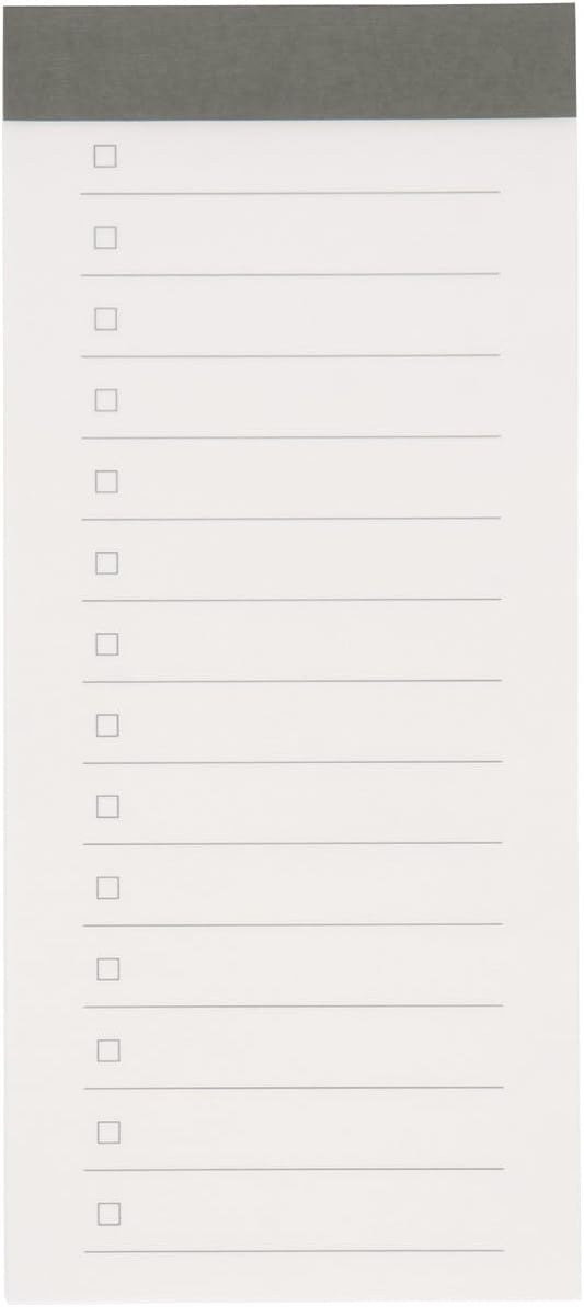 MUJI Checklist Notepad 40sheets Line of 14
