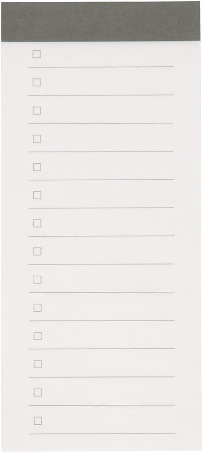 MUJI Checklist Notepad 40sheets Line of 14