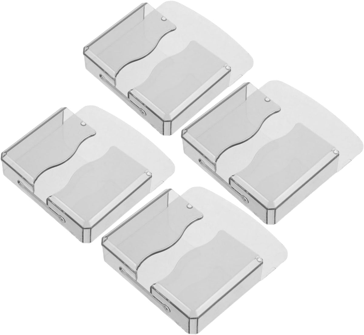 Lurrose Wall Mount Phone Charger Stand with Charging Hole, 4 Pack PC