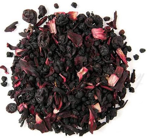 Denise's Fine Tea, USDA Organic, Berry Berry, Herb and Fruit Tea, Caffeine-Free, Loose Leaf (100g)