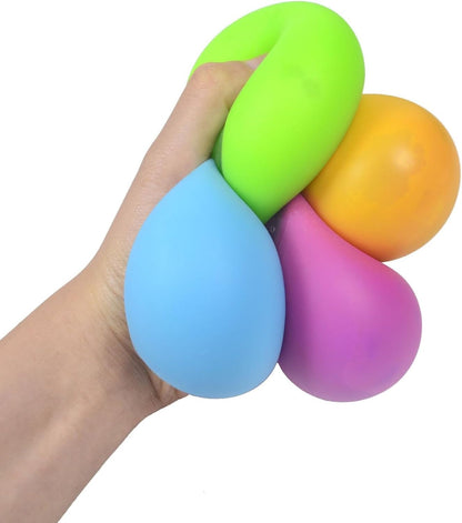 Colorful Squishies Stress Balls – Soft Squeezable Fidget Toys for Anxiety Relief, 6cm Portable Stress Toys for Adults (Random 2pack)