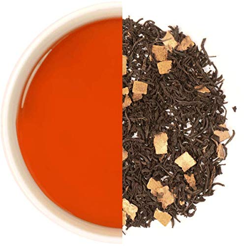 Zi Chun Earl Grey Tea Loose Leaf with Real Bergamot Fruit Pieces, 3.5oz