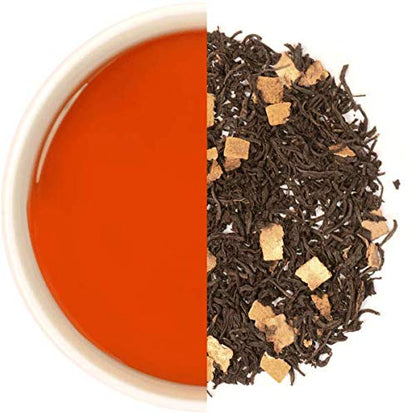 Zi Chun Earl Grey Tea Loose Leaf with Real Bergamot Fruit Pieces, 3.5oz