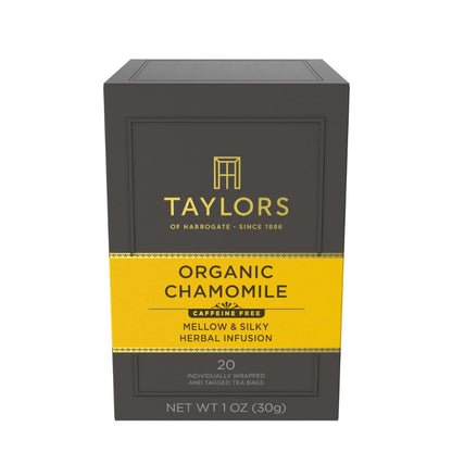 Taylors of Harrogate Organic Chamomile Herbal Tea, 20ct (Pack of 1)