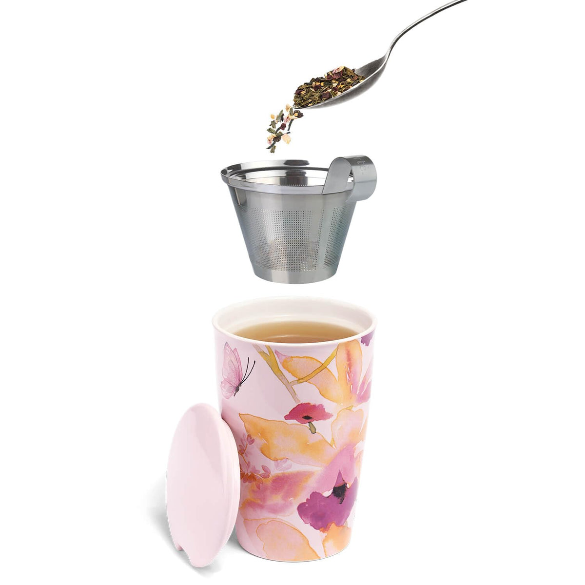 Tea Forte Earl Grey Loose Leaf Tea Canister