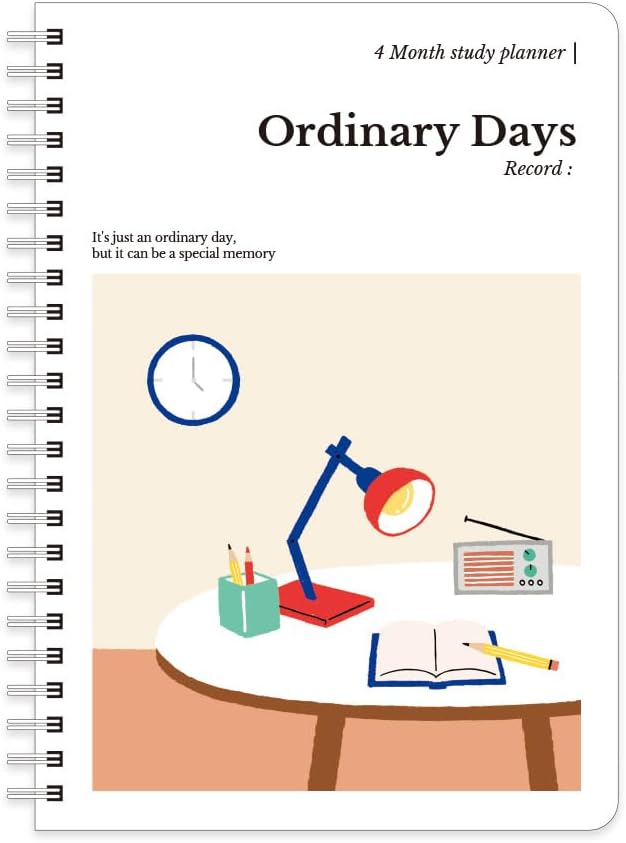 Monolike Basic B5 Monthly + Weekly Planner pad, A SET - Academic Planner, Weekly & Monthly Planner, To-do list, Note pad, Scheduler