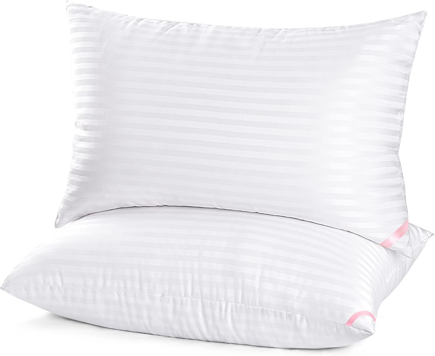 EIUE Hotel Collection Bed Pillows for Sleeping 2 Pack Queen Size，Pillows for Side and Back Sleepers,Super Soft Down Alternative Microfiber Filled Pillows,20 x 30 Inches