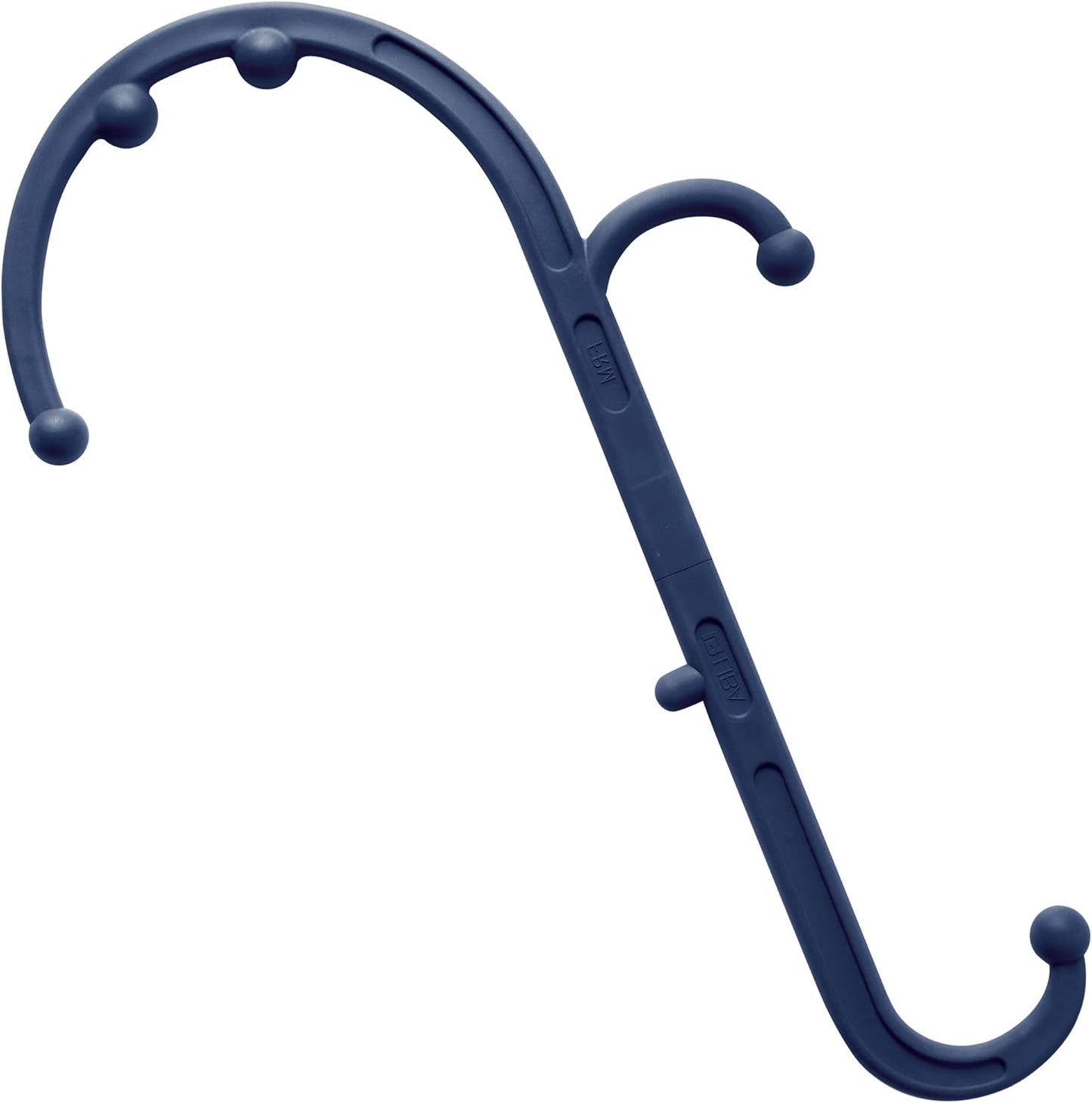 LiBa Back Massager Trigger Point Cane, Deep Tissue Back Neck Massager Black