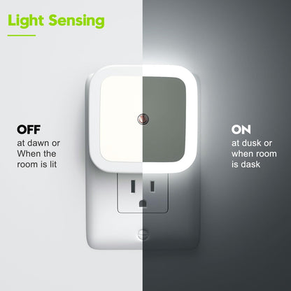 Sujeet Night Light, Night Lights Plug into Wall,Nightlight Plug in Night Light, Dusk to Dawn Night Lamp Led Night Lights for Adults Bedroom, Bathroom, Hallway (Amber)