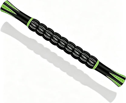 Muscle Roller Stick - A Full-Body Massage Roller that Can Relieve Muscle Soreness, Cramps and Tension After Exercise. It is a Handheld Physical Therapy and Recovery Tool（Black and Purple）