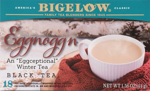 Bigelow Tea Black Tea 6 Flavor Variety Pack, Caffeinated Tea with Mint, Lemon, Constant Comment, English Teatime, Earl Grey, and Vanilla Chai, 20 Count Box (Pack of 6), 120 Total Tea Bags