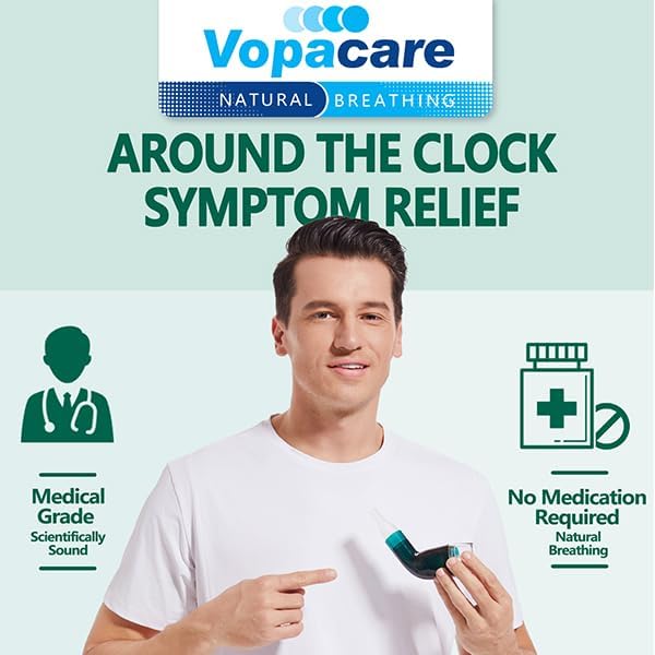 Flutter Valve Breathing Exercise Device for Lungs, Mucus Removal Device, Adjustable Resistance Breathing Trainer, Portable Lung Exerciser for Mucus Clearance