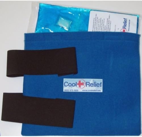 Soft Gel Knee Ice Wrap, Cold Therapy Compression Ice Pack, Universal Size