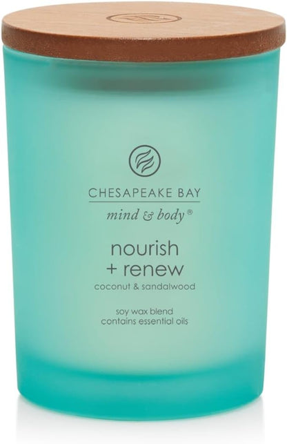 Chesapeake Bay Candle Scented Candle Serenity + Calm (Lavender Thyme) Coffee Table Home Décor