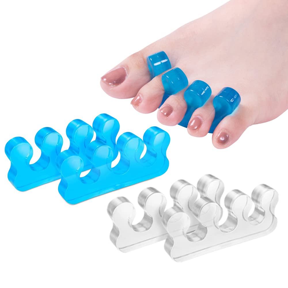 Pedicure Toe Separators for Bunion & Nail Polish Orthopedic Gel Toenail Dividers, Soft Gel Pedicure Kit Suitable for Salon Supplies, Beauty Tools for Toenail Separation