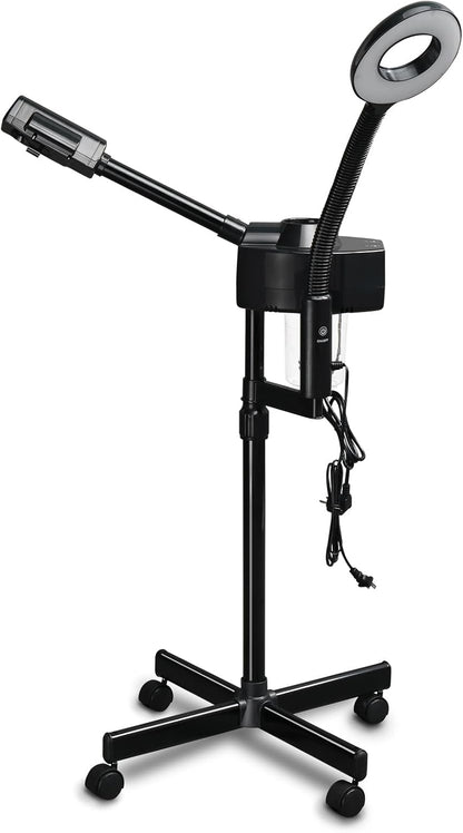 Winado 2 in 1 Facial Steamer with 5X Magnification Light, Deep Cleaning