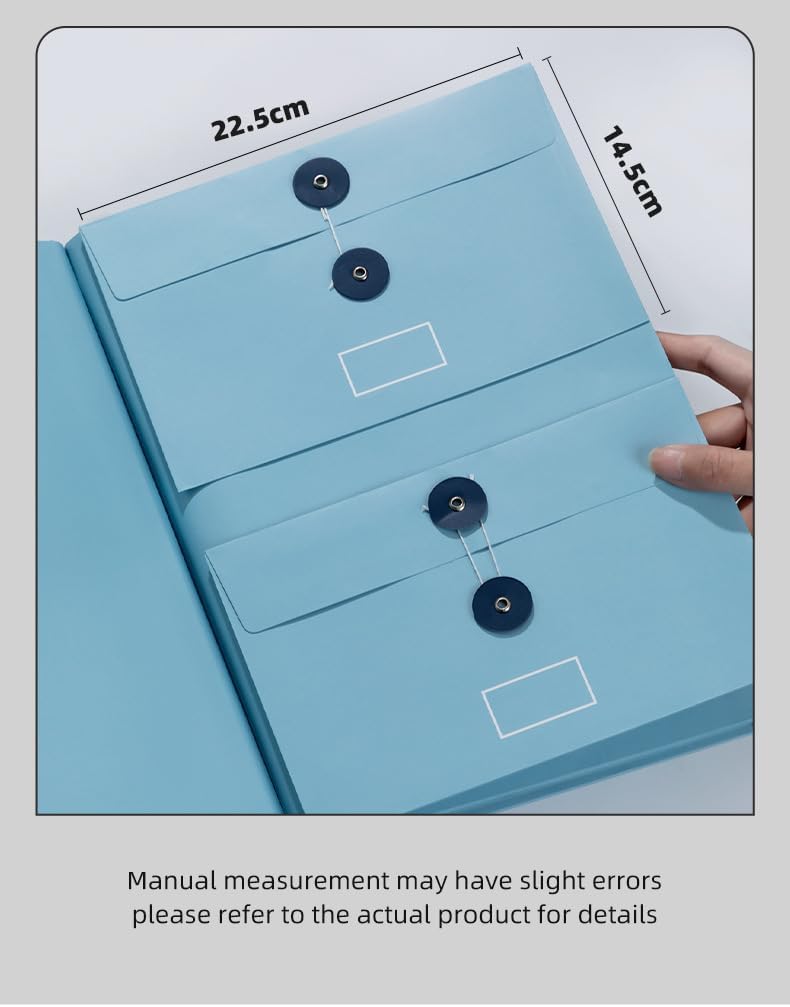 The Life Book Document Organizer - Binder for Important Documents, Document Organizer Foliofor Bills Checks Birth Certificates etc