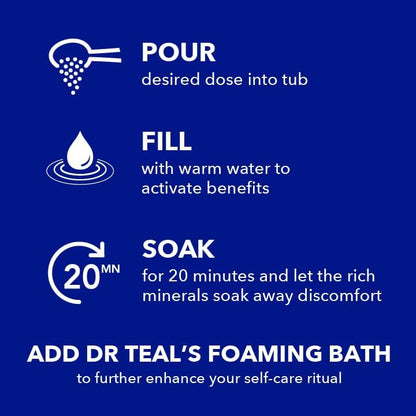 Dr Teal's Epsom Salt Soaking Solution, Soothe & Sleep, Lavender, 3lbs