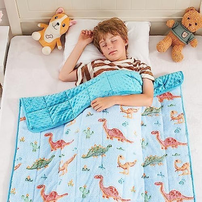 yescool Weighted Lap Pad 2 Pounds Weighted Lap Blanket, Space Plane Small Weighted Blanket, Weighted Throw Blanket Gifts for Travel Indoor Outdoor, 20"x30"