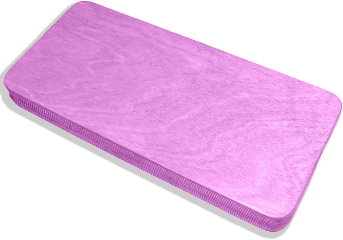 Sadhu Board with Galvanic Nails Yoga for Beginners Practice Meditation Standing Folding Board Violet Nails Step 0,31 in