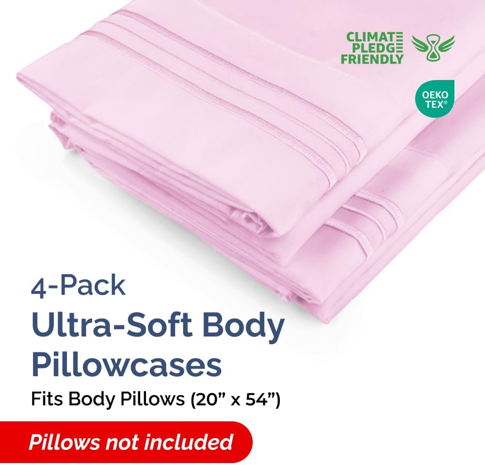 Standard Pillow Cases Set of 10 - Ultra Soft Hotel Quality Pillowcase Covers - Comfy, Cozy & Wrinkle Free - Shrink, Stain and Fade Resistant - Machine Washable Pillow Protectors - 10 Pcs Set - White - Colors A