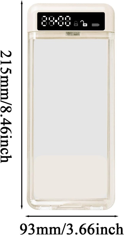 Phone Lock Box with Timer Portable Transparent Timer Lock Box