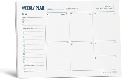 Grocery List Magnet Pad for Fridge - 6 x 9" - Grocery Shopping Checklist Notepad with Categories - 50 Sheets