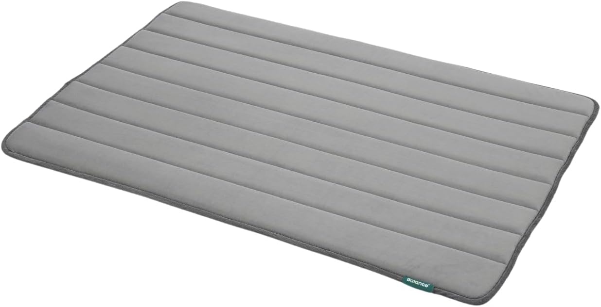 BALANCE Dog Crate Pad, Dog Foam Crate Mat Kennel Pad, Washable Water-Resistant Pet Bed Flat Dogs Cage Mat for Large Dogs