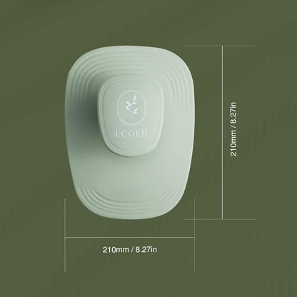 Ecoed Scalp Massager Shampoo Brush, Scalp Scrubber & Exfoliator (Natural)