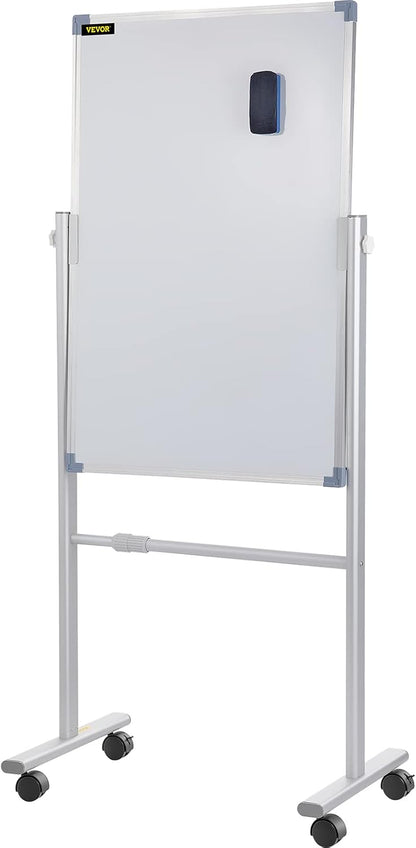 VEVOR Dry Erase Calendar for Wall, 36 x 24 Inches Whiteboard Calendar, Monthly Planner Magnetic Dry Erase Board, 1 Magnetic Erase & 2 Dry Erase Marker & Movable Tray for Restaurant Office Home School