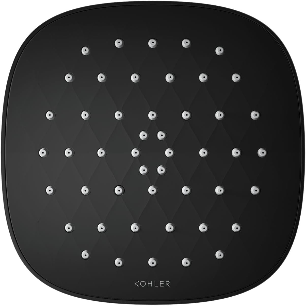 KOHLER 33631-Y-BN Cinq Round Single-Function Filtered Showerhead, Five-Layer Filtration, 2.5 GPM, Full Coverage Spray, Premium Durable Material, Vibrant Brushed Nickel
