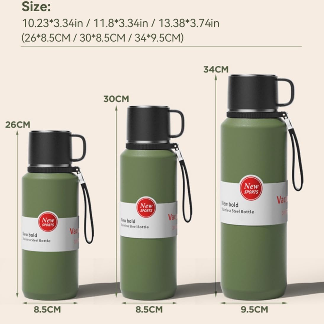 Stainless Steel Insulated Tea Infuser Bottle, Vacuum Insulated Water Bottle, Tea Tumbler with Separate Tea Compartment, 24-Hrs Insulation Commute Travel (White,32oz/1000ml)