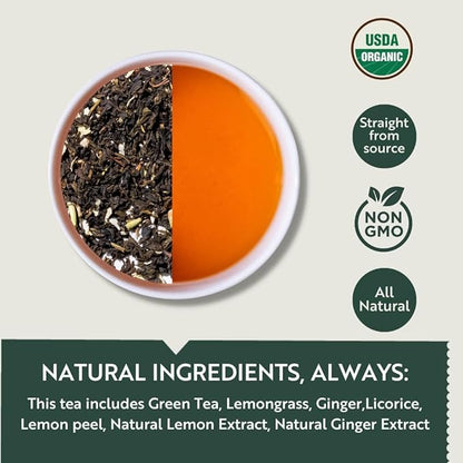 Luxmi Estates Midnight Bloom Organic Jasmine Tea (90 Tea Bags) Mildly Caffeinated Tea Bags For Relaxing, Calming, and Stress Relief, With Certified Organic Darjeeling Makaibari Green Tea