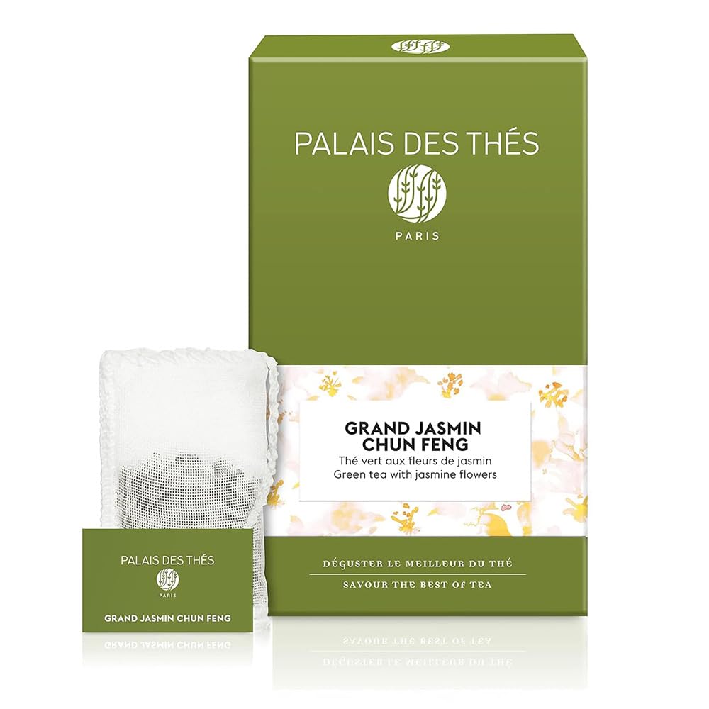 Palais des Thés - Grand Jasmine Chun Feng - Green Tea - 20 Cotton Tea Bags