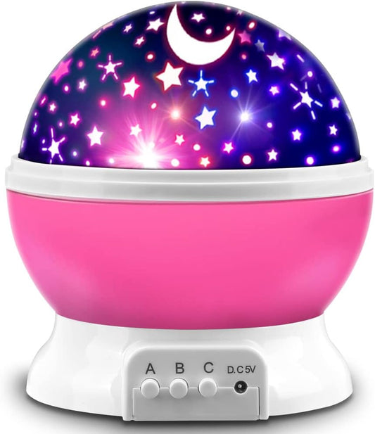 MOKOQI Star Projector Night Lights for Kids | Girls Night Light Projector